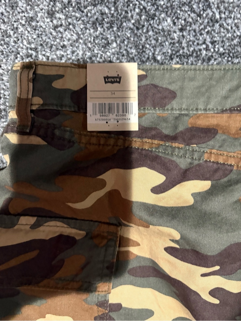 Camo Mini Skirt - Green Camouflage - Picture 7 of 7